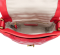Marc Jacobs The Quilted Leather J Marc Shoulder Bag Red