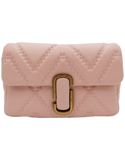 Marc Jacobs The Quilted Leather J Marc Shoulder Bag Rose